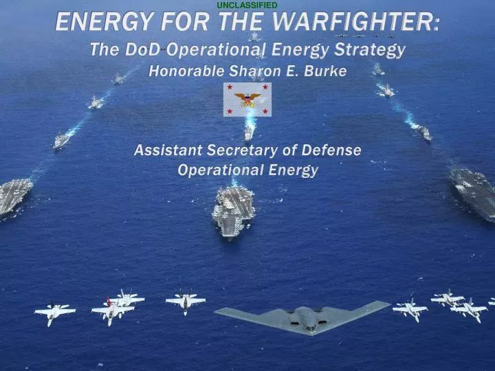 energy for the warfighter the dod operational energy strategy