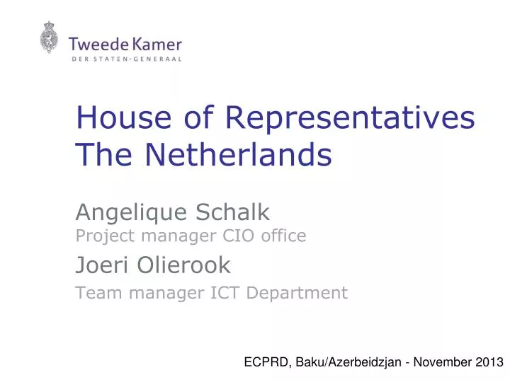 house of representatives the netherlands
