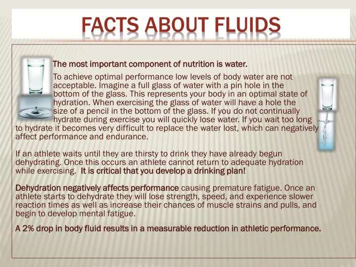 facts about fluids