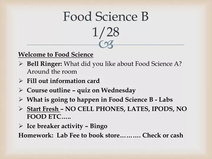 food science b 1 28
