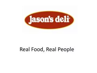 Real Food, Real People