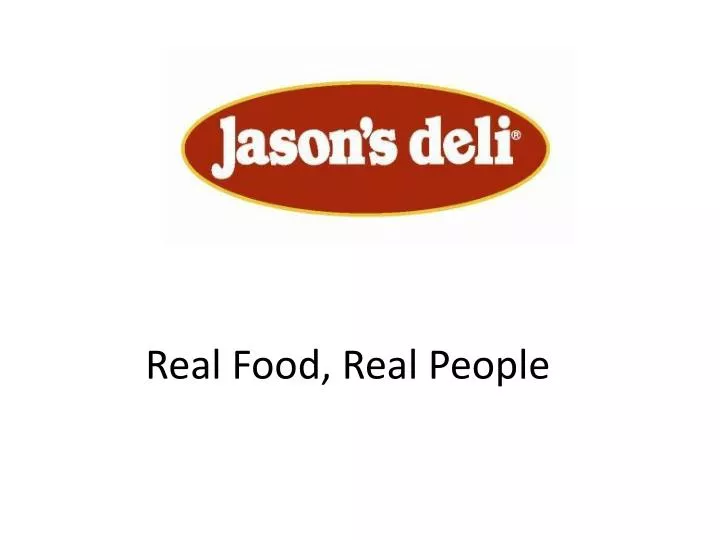 real food real people