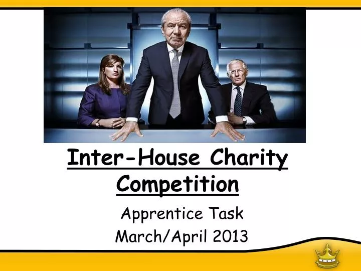 inter house charity competition