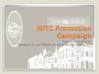 NiTC Promotion Campaign