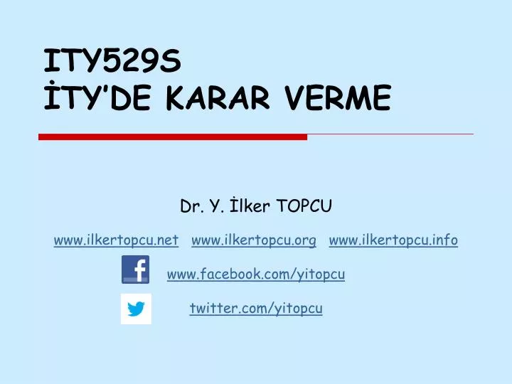 ity529s ty de karar verme