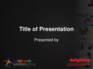 title of presentation