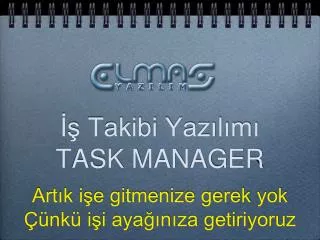takibi yaz l m task manager