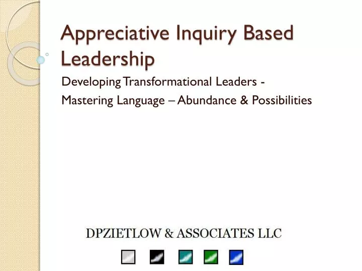 appreciative inquiry based leadership