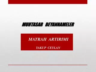 matrah artirimi yakup ceylan