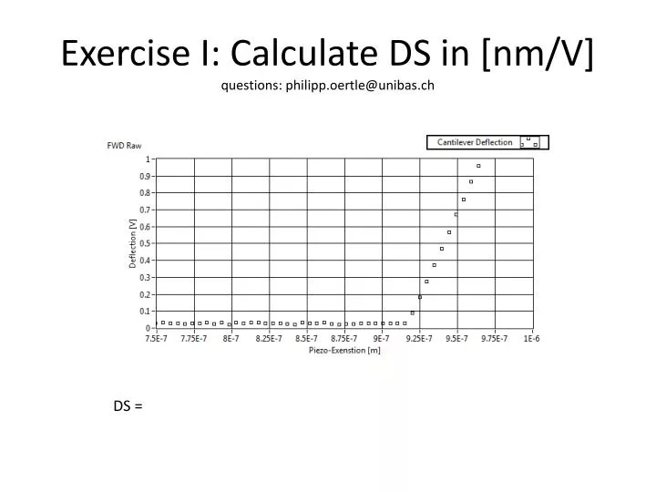 exercise i calculate ds in nm v questions philipp oertle@unibas ch