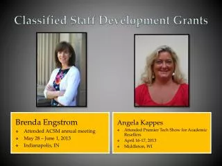 Classified Staff Development Grants