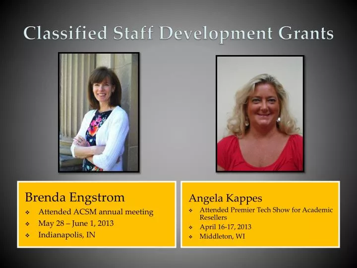 classified staff development grants