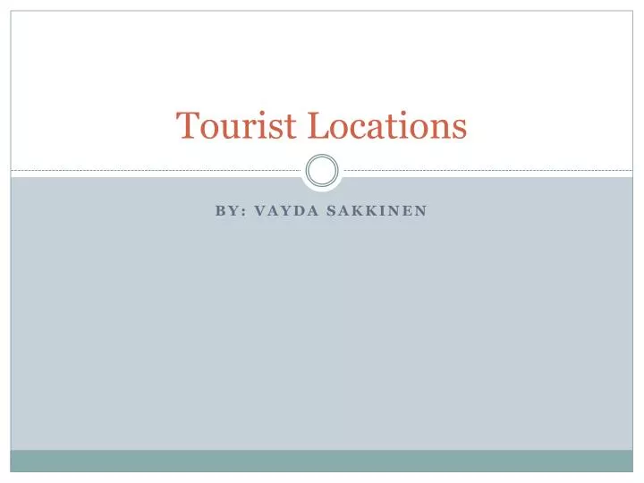 tourist locations