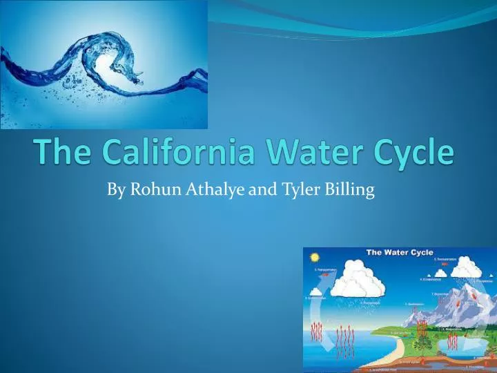 the california water cycle