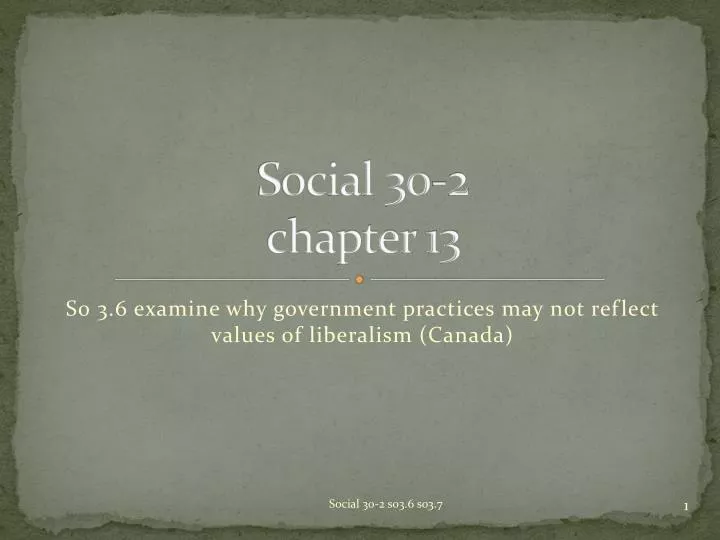 social 30 2 chapter 13