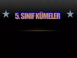 5 sinif k meler