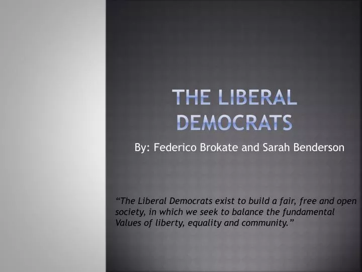 the liberal democrats