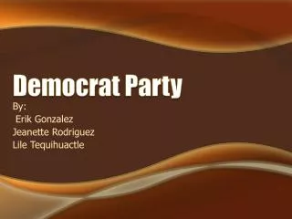 democrat party