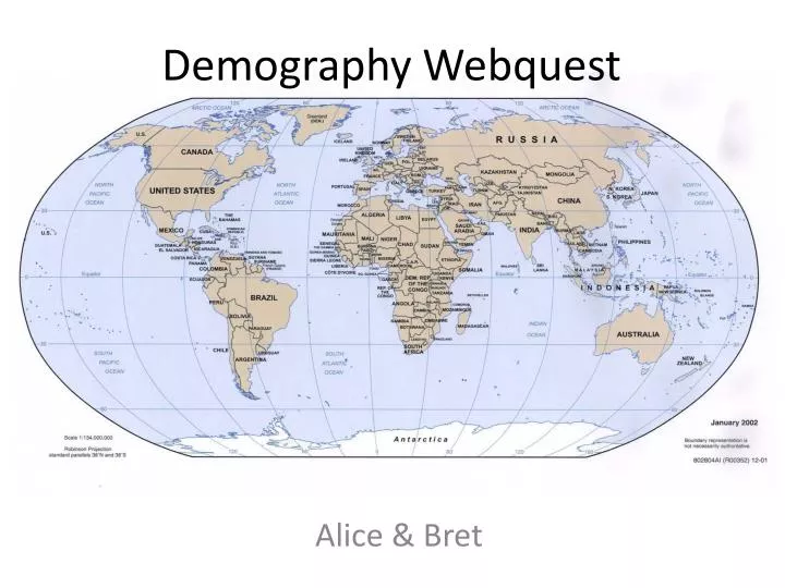 demography webquest