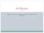AP Physics - slide 1