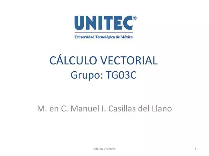 c lculo vectorial grupo tg03c