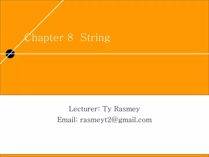 chapter 8 string