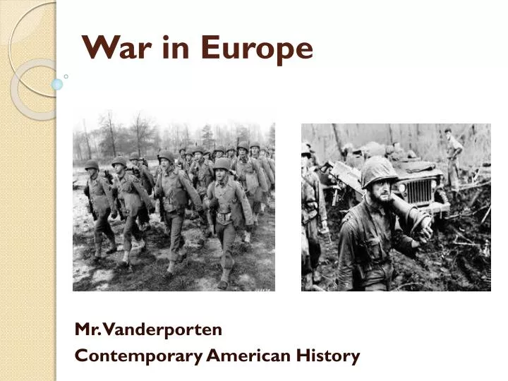 war in europe