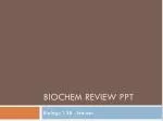Biochem review ppt - slide 1
