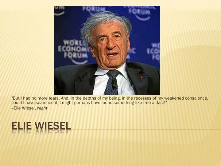 elie wiesel