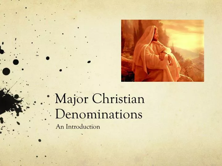 major christian denominations
