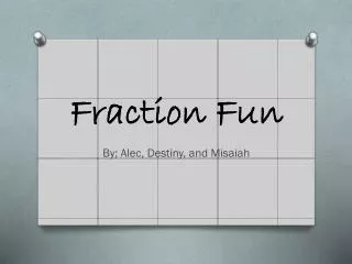 fraction fun