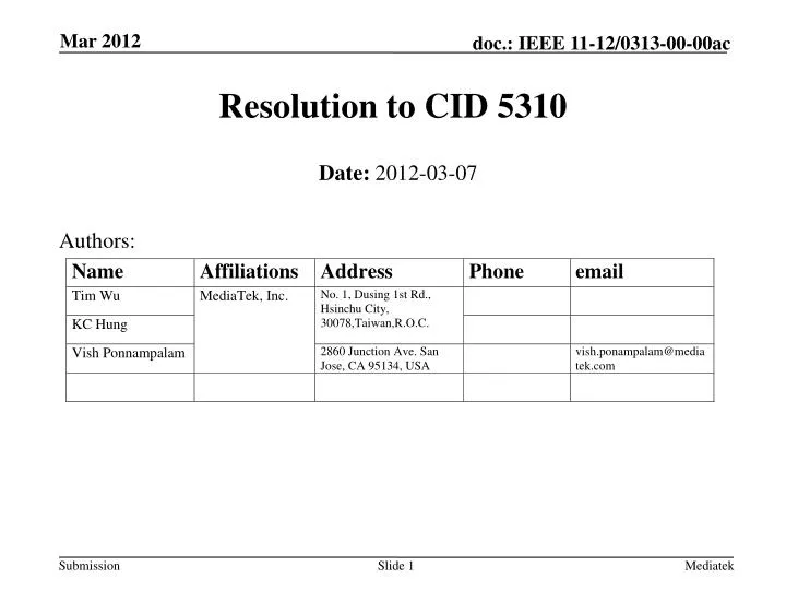 resolution to cid 5310