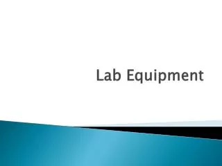 Lab Equipment