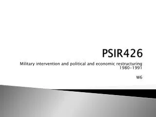 PSIR426
