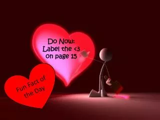Do Now: Label the &lt;3 on page 15