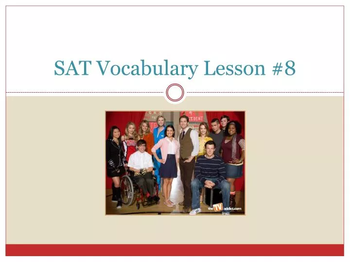 sat vocabulary lesson 8