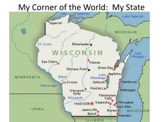 My Corner of the World: My State