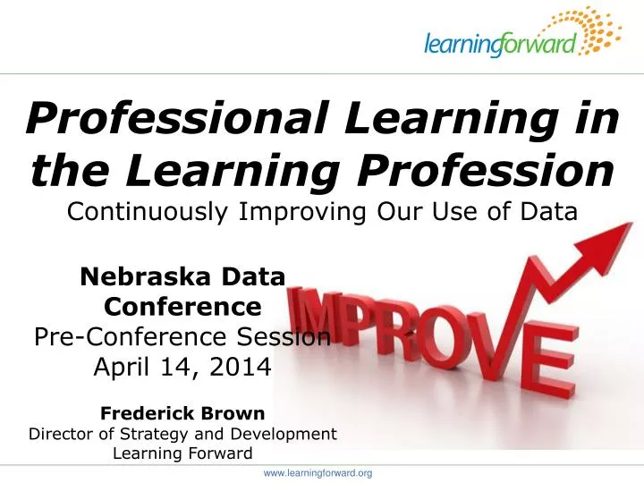 professional learning in the learning profession continuously improving our use of data
