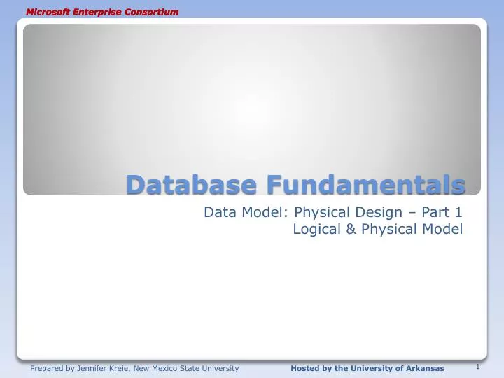 database fundamentals