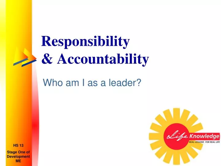 responsibility accountability