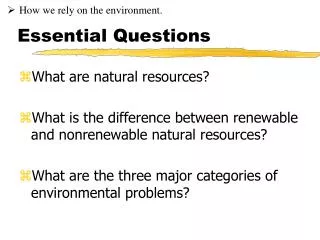 essential questions