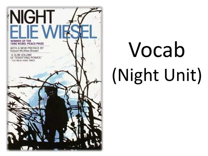 vocab night unit