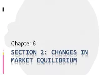 Section 2: Changes in Market equilibrium