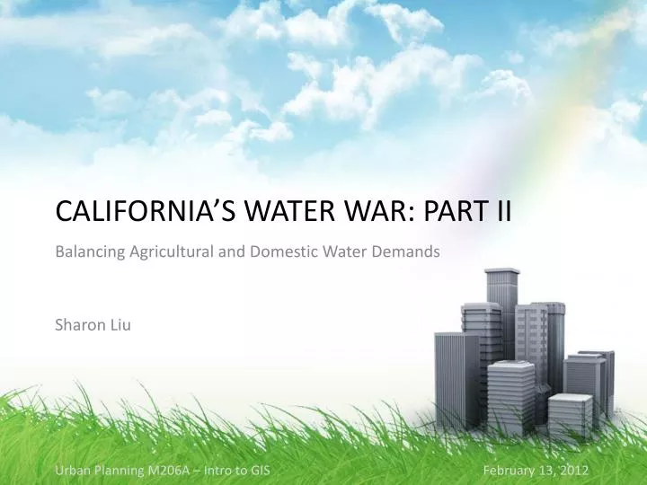 california s water war part ii