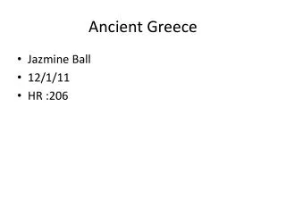 Ancient Greece