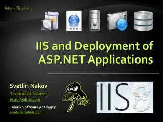 IIS and Deployment of ASP.NET Applications