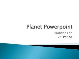 Planet Powerpoint