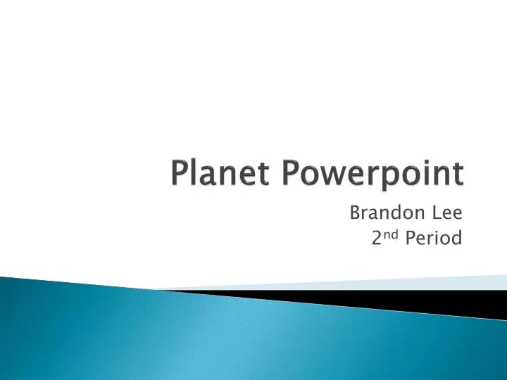 planet powerpoint