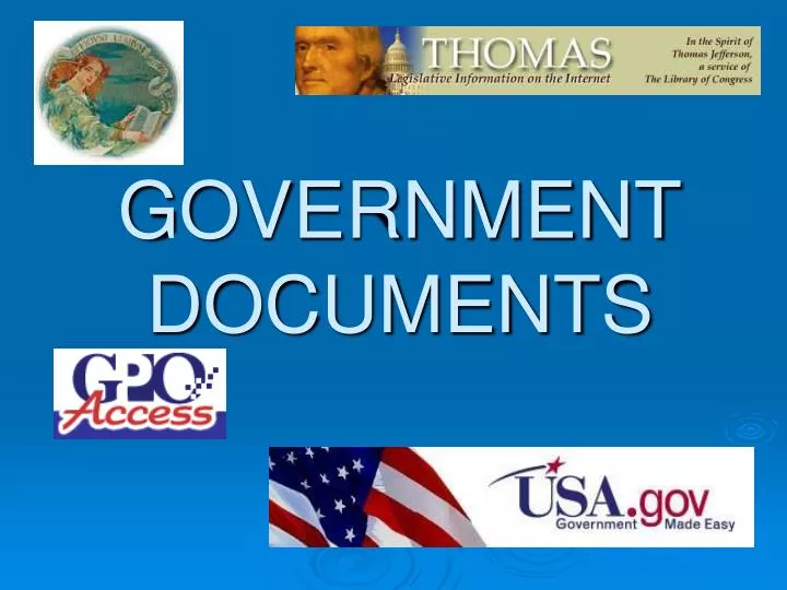 government documents