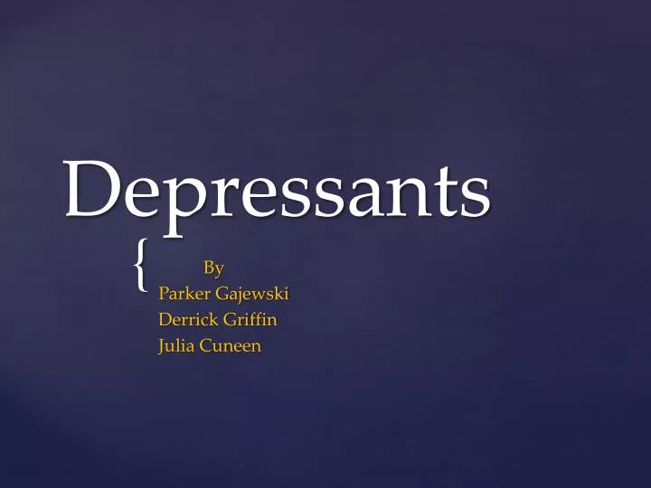 depressants